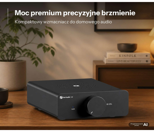 Fosi Audio Fosi Audio V3 (32V) - Wzmacniacz głośnikowy z wymiennymi OPA - 1583332 - zdjęcie 4
